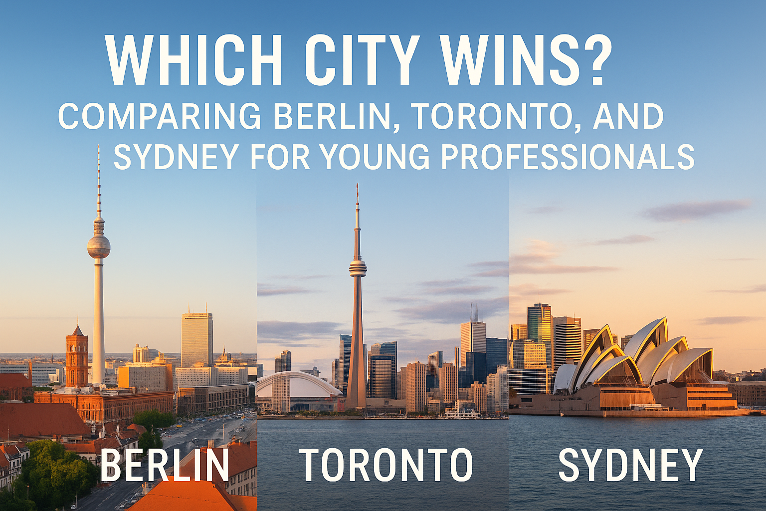 Which City Wins? Comparing Berlin, Toronto, and Sydney for Young Professionals