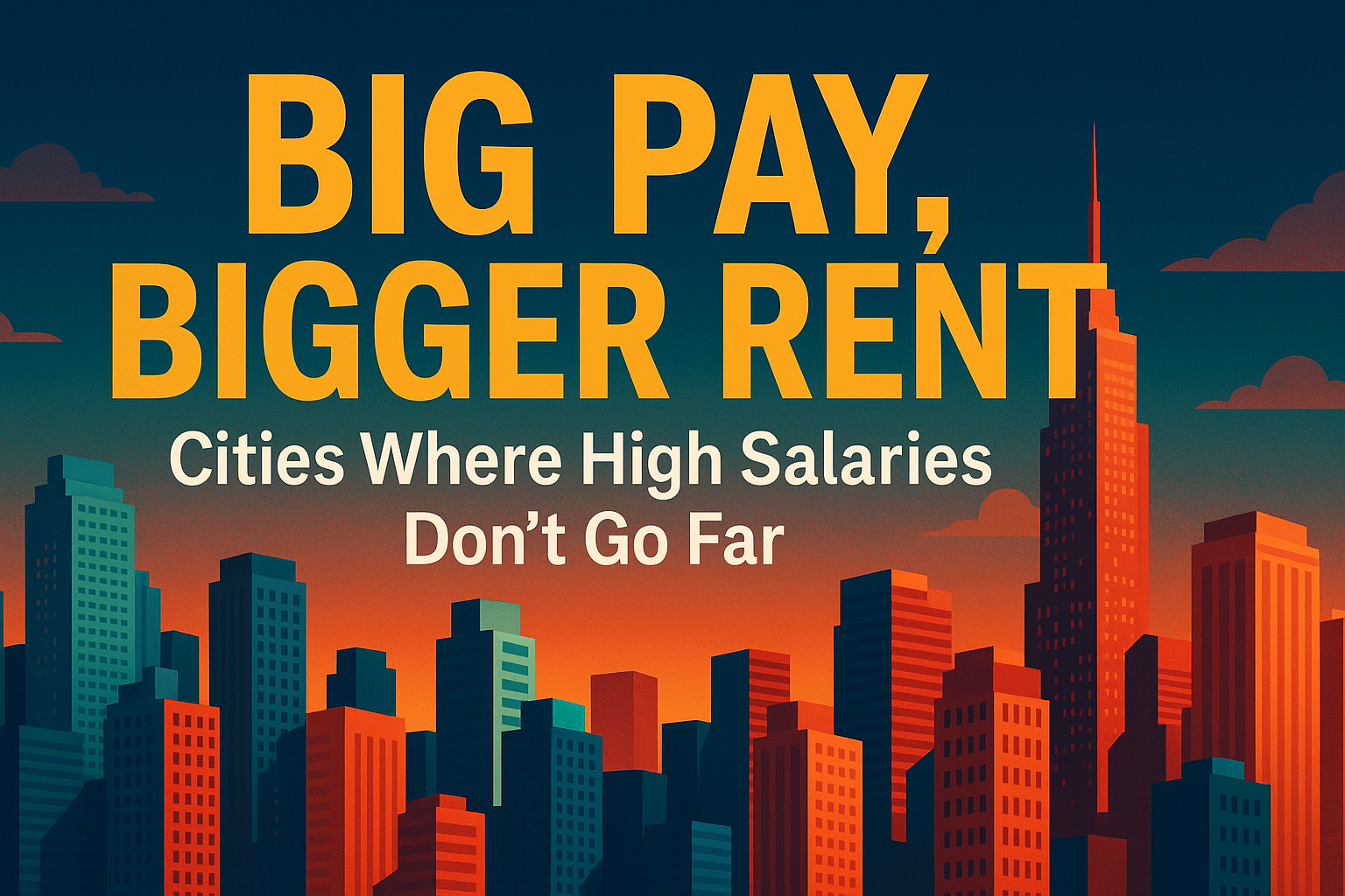 Big Pay, Bigger Rent: Cities Where High Salaries Don’t Go Far