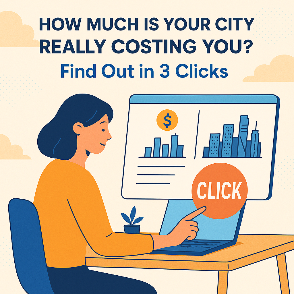 How Much Is Your City Really Costing You? Find Out in 3 Clicks