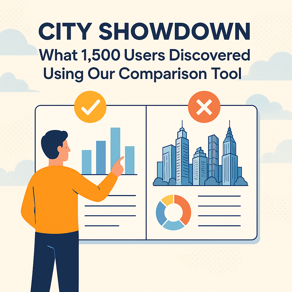 City Showdown: What 1,500 Users Discovered Using Our Comparison Tool